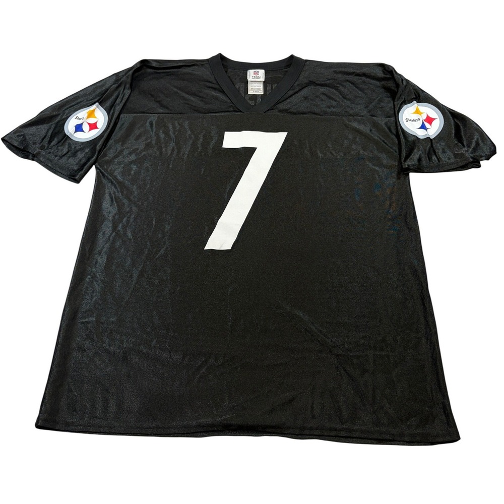 NFL Team Apparel Pittsburgh Steelers Ben Roethlisberger Jersey XL Black 7 Mens